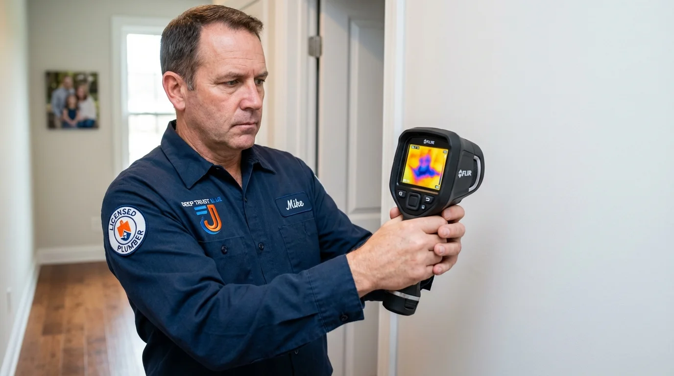 Thermal imaging leak detection by Johns Plumbing LLC in Matador